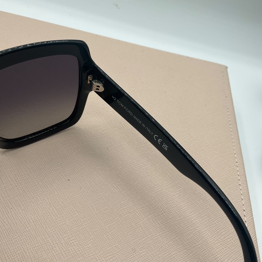 TOM FORD Kaya Beveled Acetate Square Sunglasses $490 - Picture 5 of 7